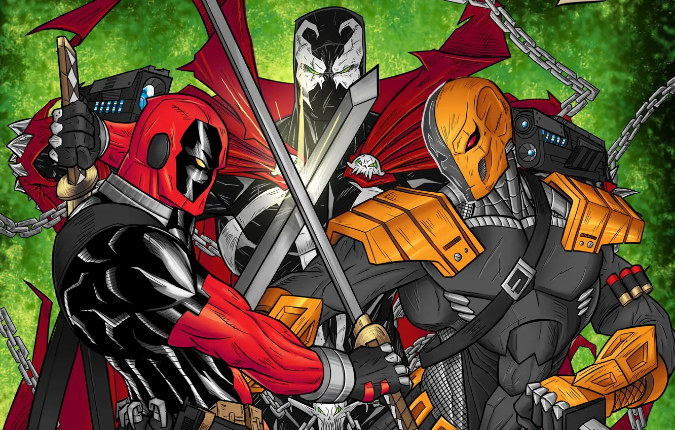 Photo wallpaper Sword, Deadpool, Marvel, Deadpool, Wade Wilson