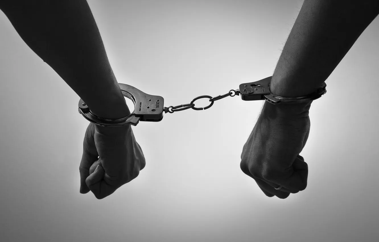 Photo wallpaper photography, couple, black and white, hands, b&w, situation, arms, handcuffs