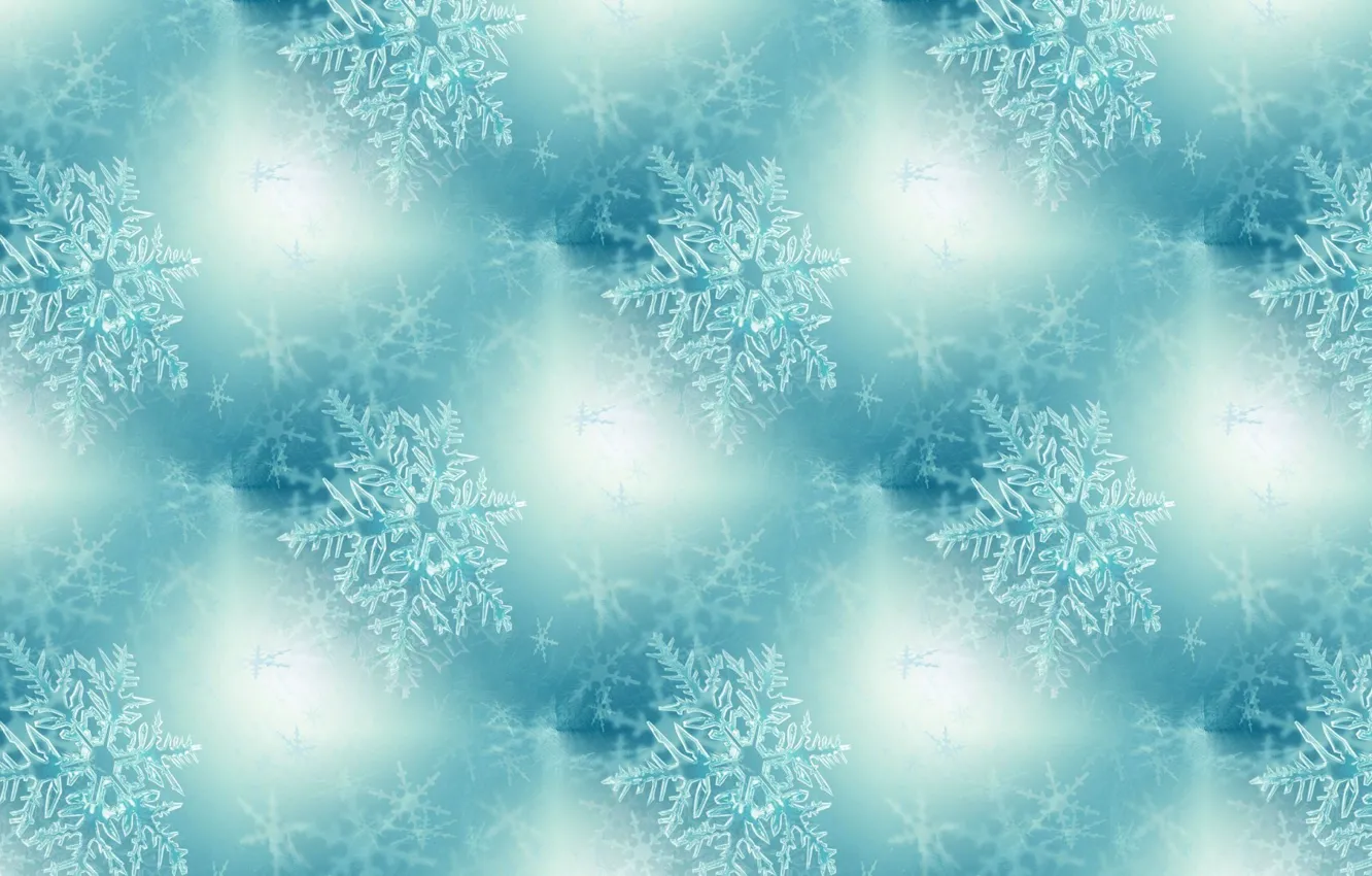 Photo wallpaper snowflakes, background, holiday, new year, texture