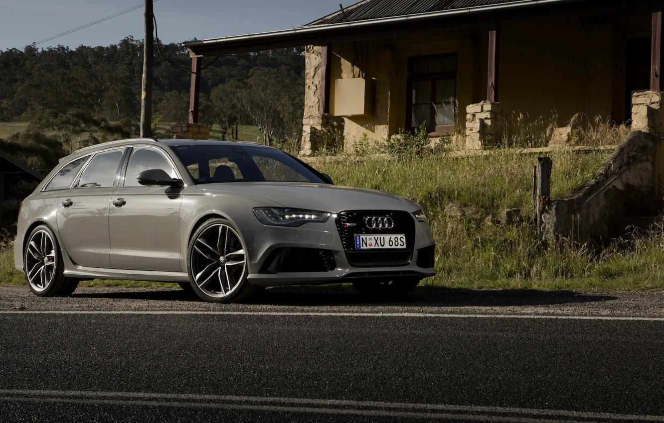 Photo wallpaper Audi, Audi, universal, Before, RS 6, avant