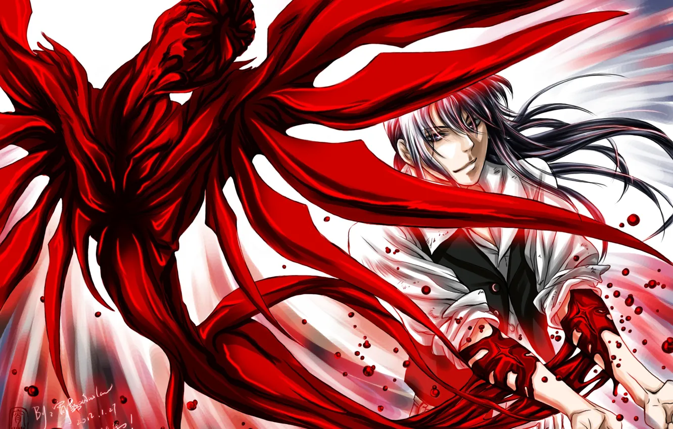 Photo wallpaper monster, anime, art, guy, d.gray-man