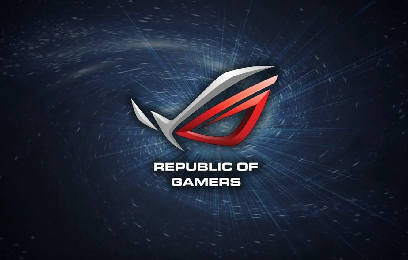 Photo wallpaper high-tech, Logo, Logo, ASUS, funnel, Digital Art, brand, Republic Of Gamers