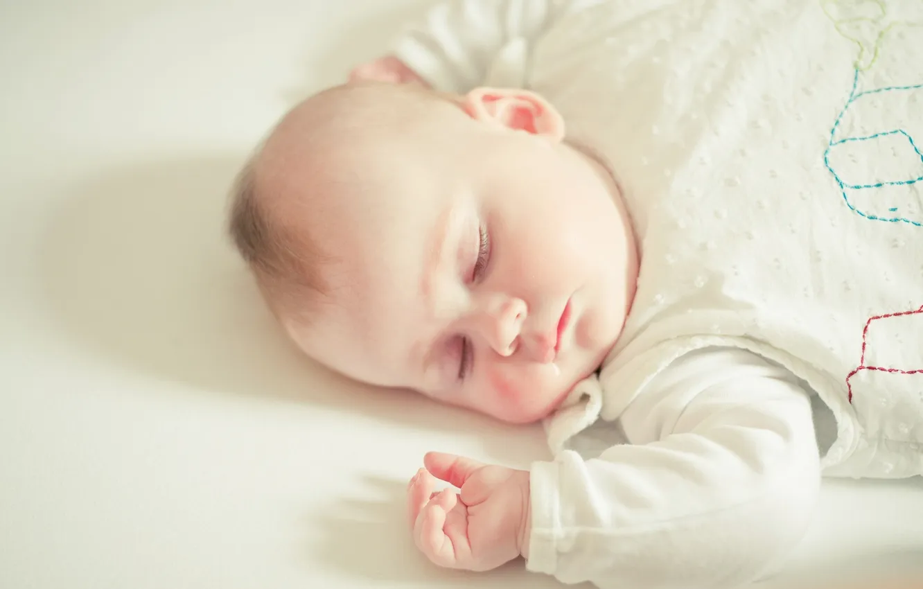 Photo wallpaper children, background, mood, stay, Wallpaper, sleep, wallpapers, child. baby