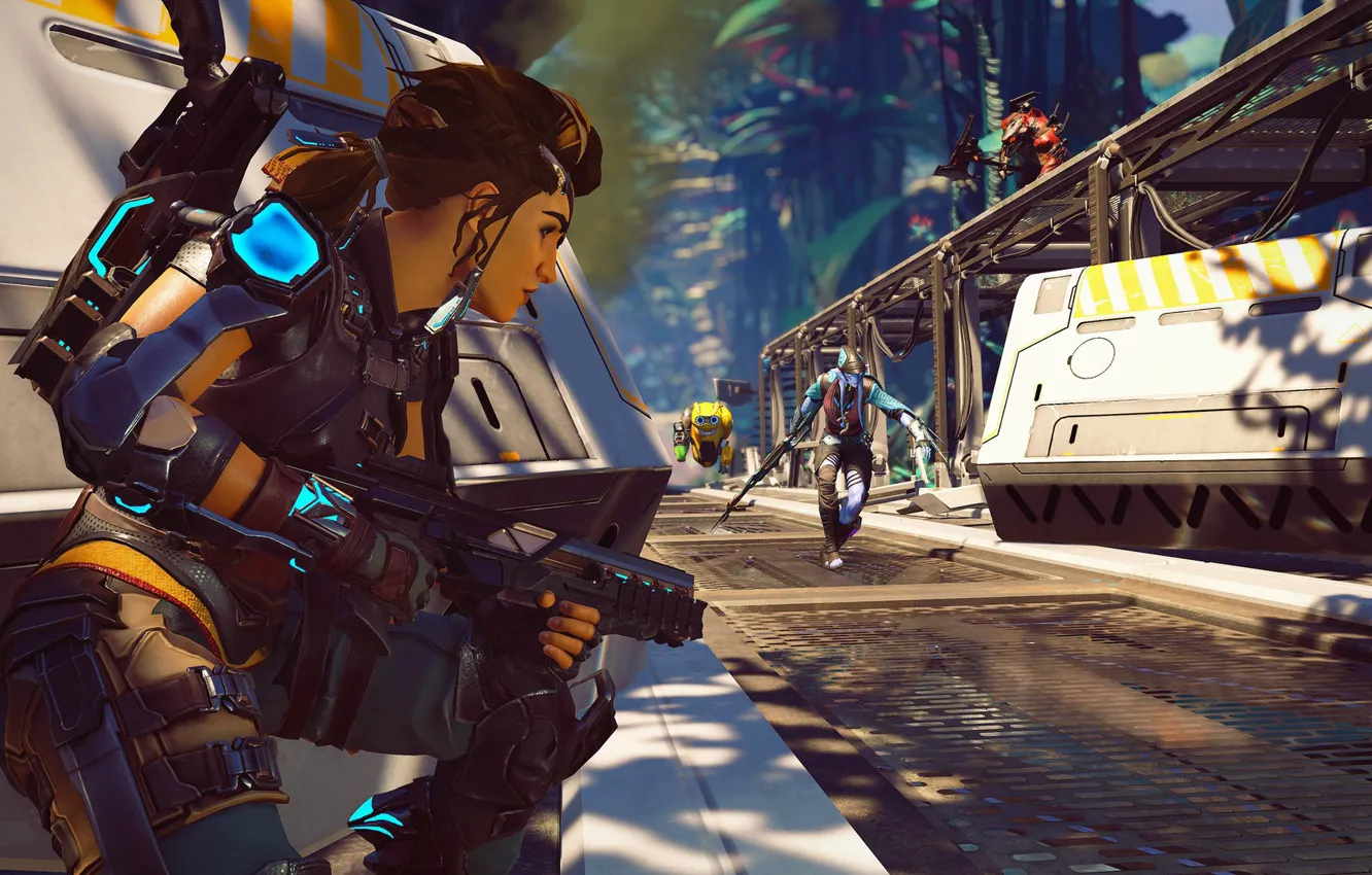 Photo wallpaper girl, war, Crucible