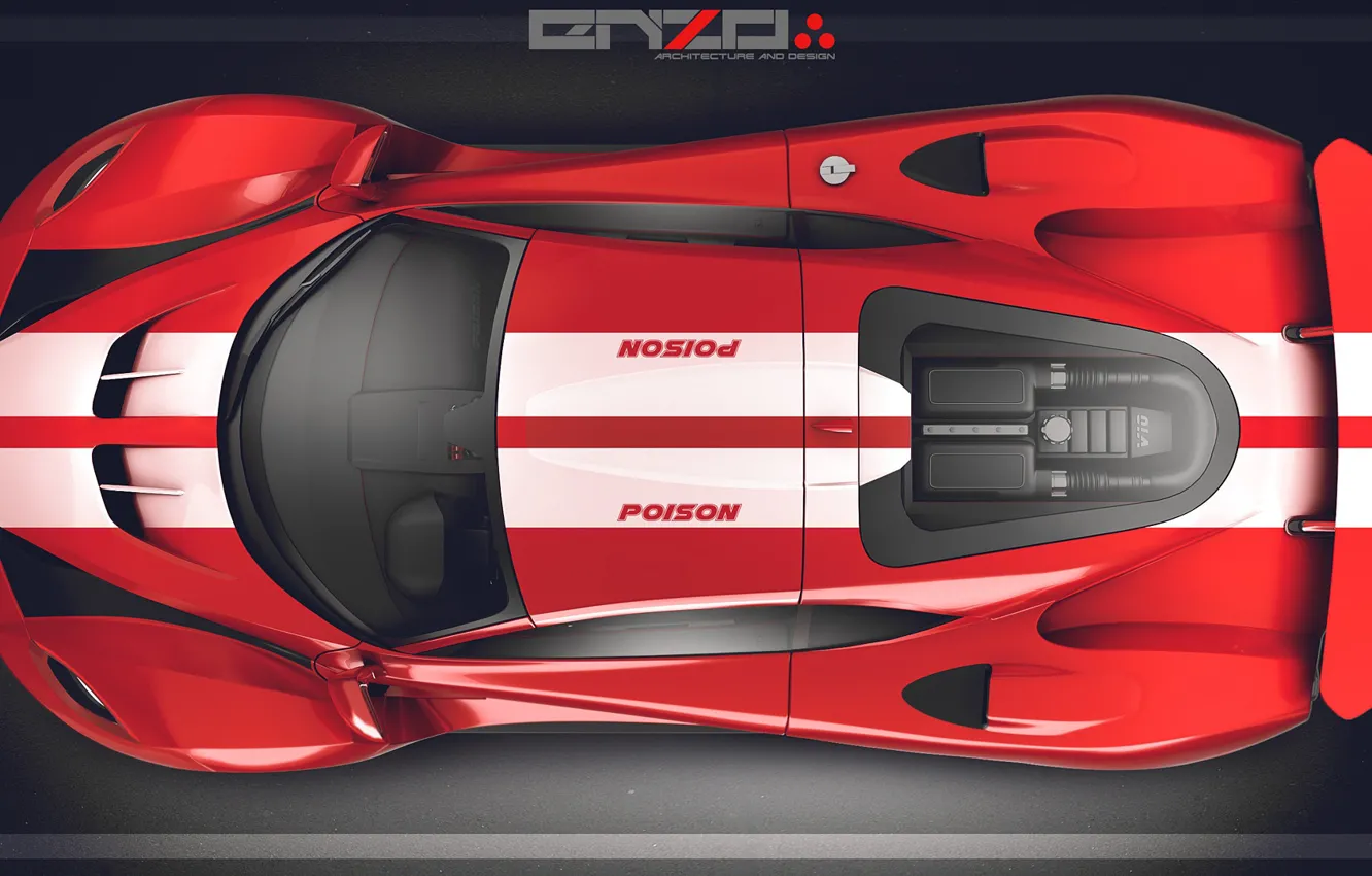 Photo wallpaper car, Top, Poison, because concept
