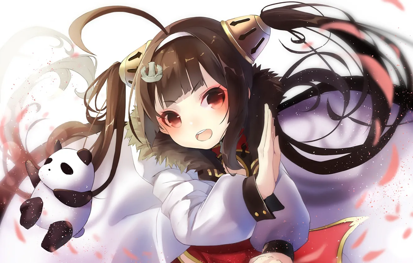 Photo wallpaper anime, art, Panda, girl, Azur Lane