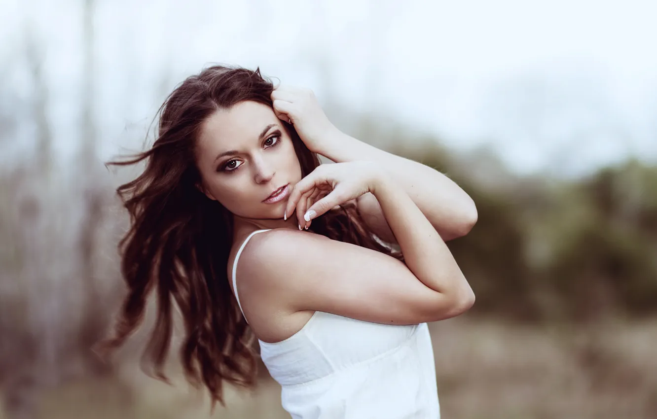 Photo wallpaper look, background, portrait