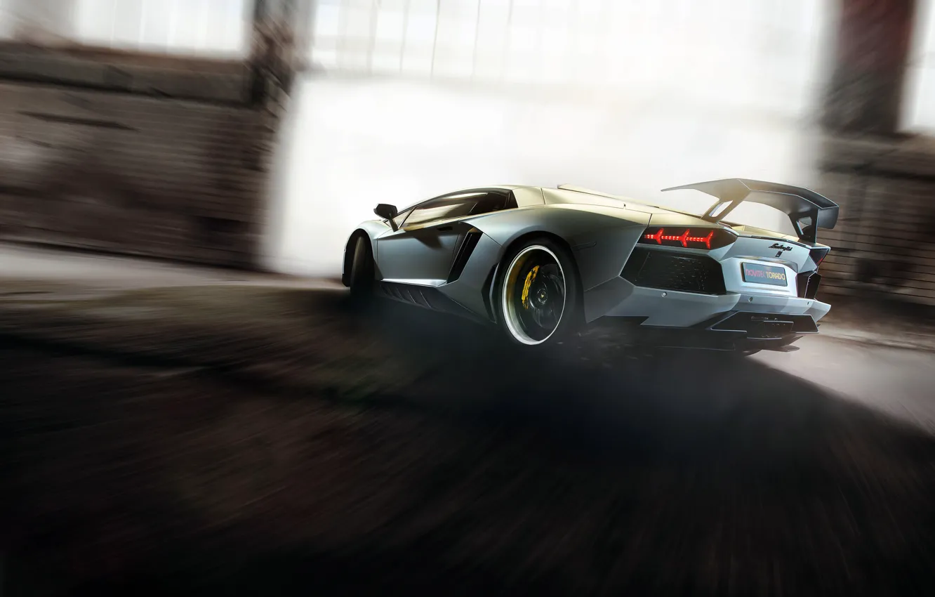 Photo wallpaper car, supercar, tuning, Lamborghini, rechange, Lamborghini Aventador, hq Wallpapers, novitec torado