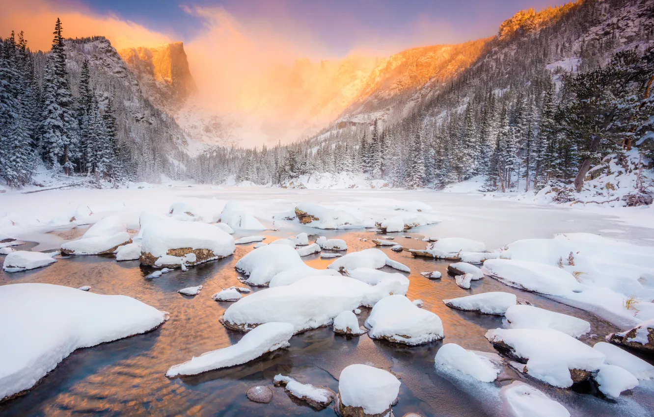 Photo wallpaper Colorado, USA, national Park rocky mountain