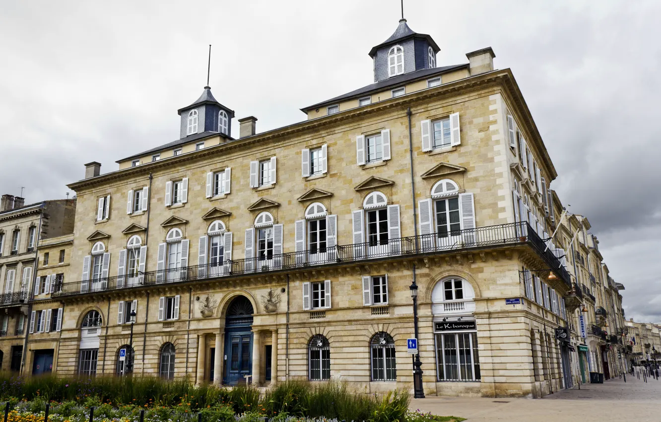 Photo wallpaper France, Street, The building, Architecture, France, Building, Bordeaux, Architecture