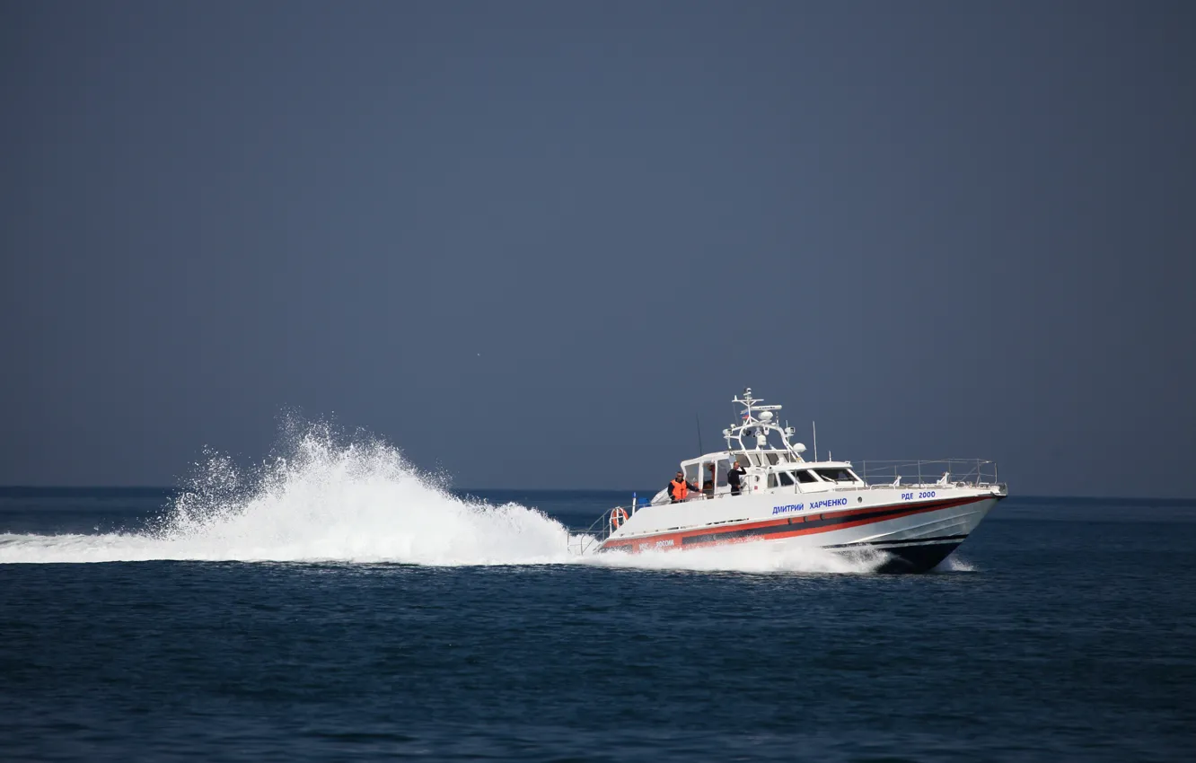 Photo wallpaper The black sea, On The Go, special boat