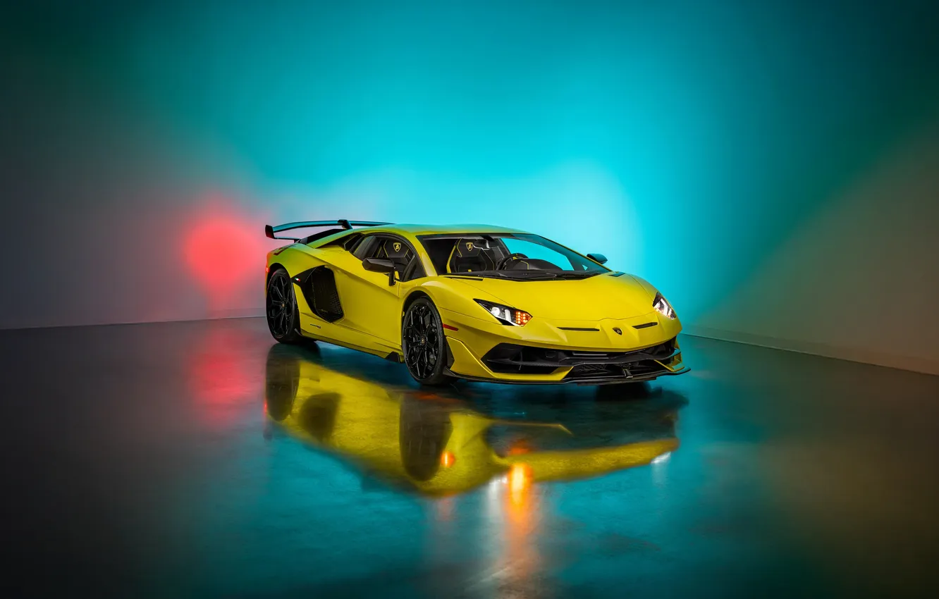 Photo wallpaper Lamborghini, Aventador, SVJ