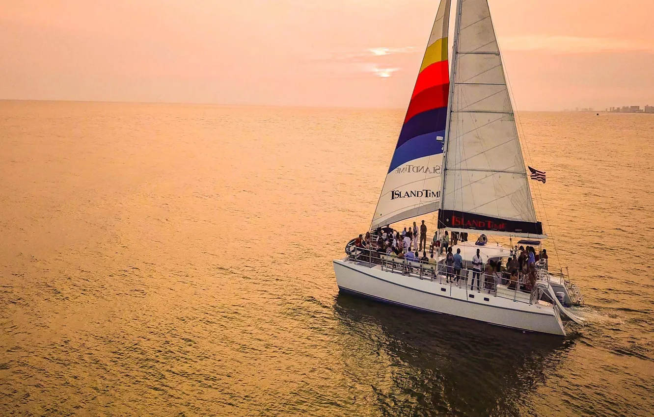 Photo wallpaper the ocean, stay, Passengers, walk, party, Laguna, ocean, swimming