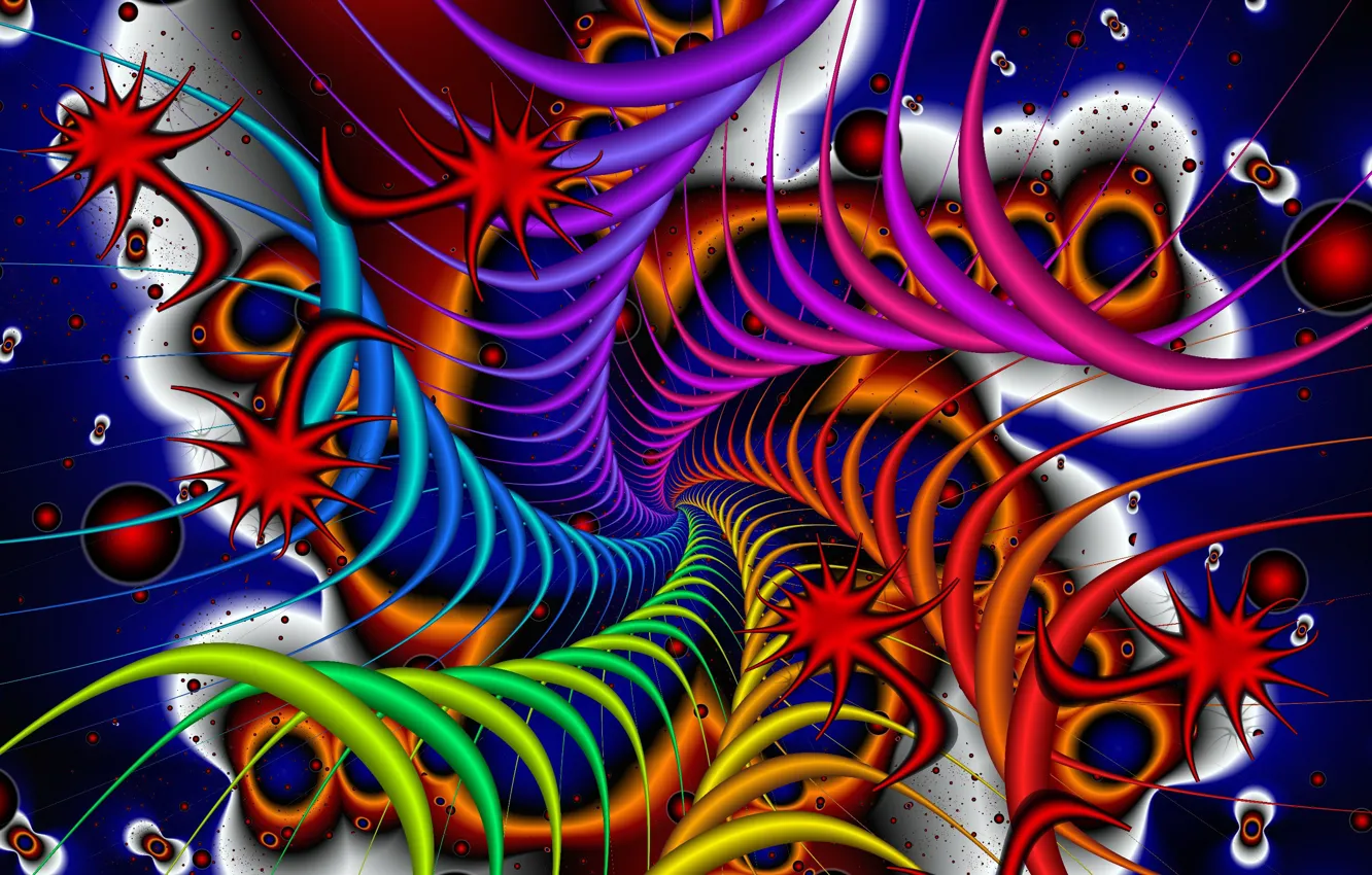 Photo wallpaper color, form, ABSTRACTIE