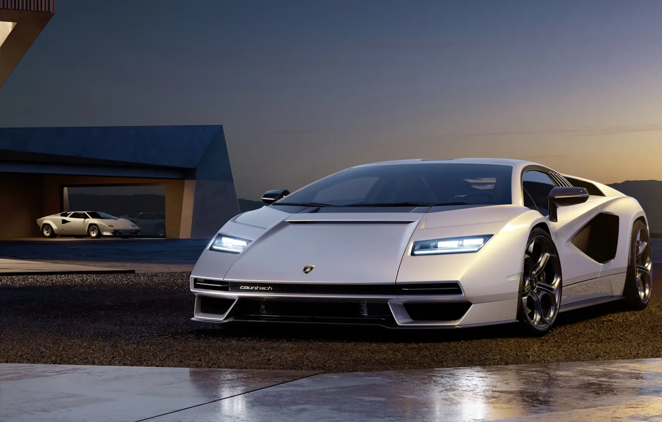 Photo wallpaper supercar, car, Lamborghini Countach LPI 800-4
