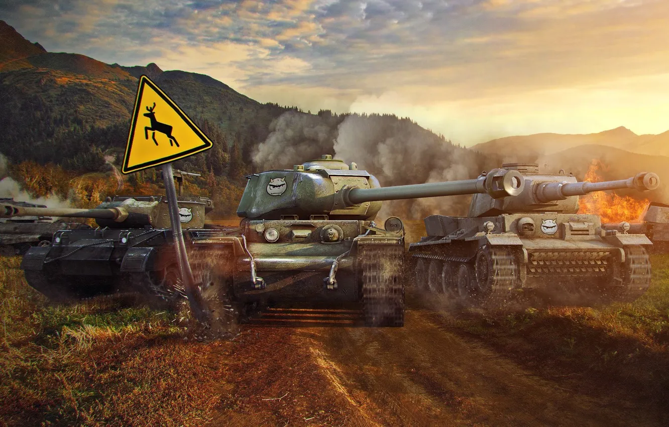 Photo wallpaper tank, tanks, WoT, World of tanks, tank, World of Tanks, tanks, THE KV-1S