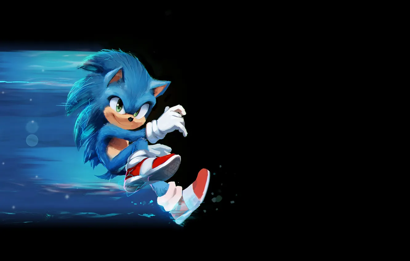 Photo wallpaper art, Sonic, art, artwork, Sonic