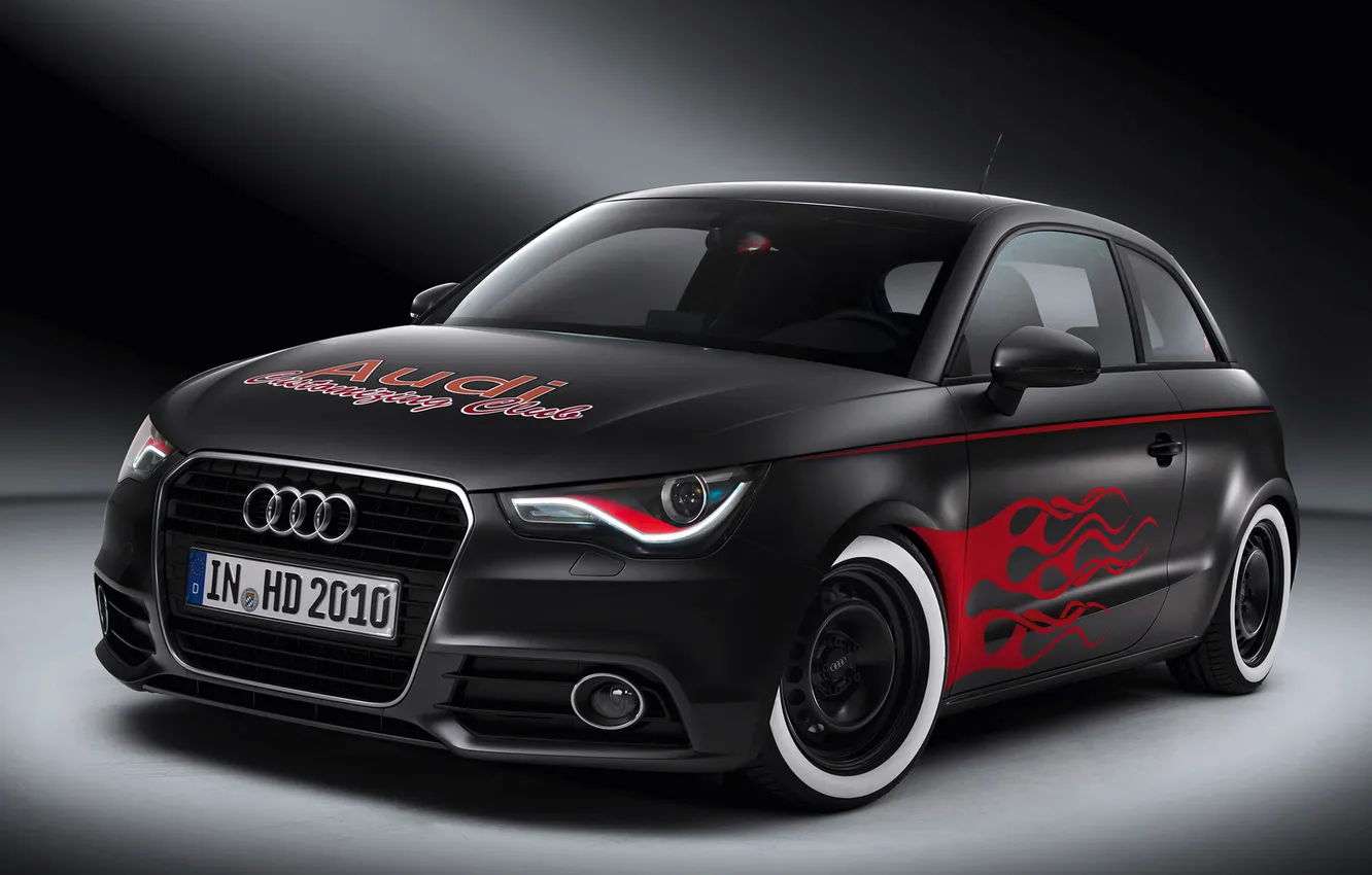 Photo wallpaper auto, Concept, Audi, flame, Hot Rod