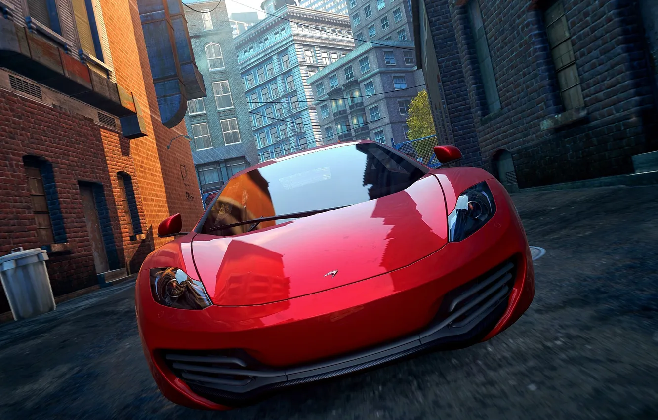Photo wallpaper McLaren, 2012, Need for Speed, art, MP4-12C, most wanted