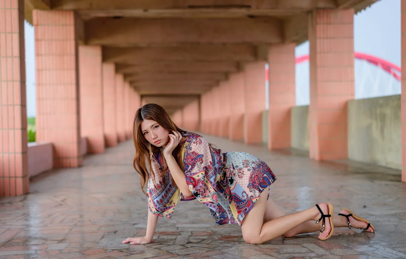 Photo wallpaper face, pose, cutie