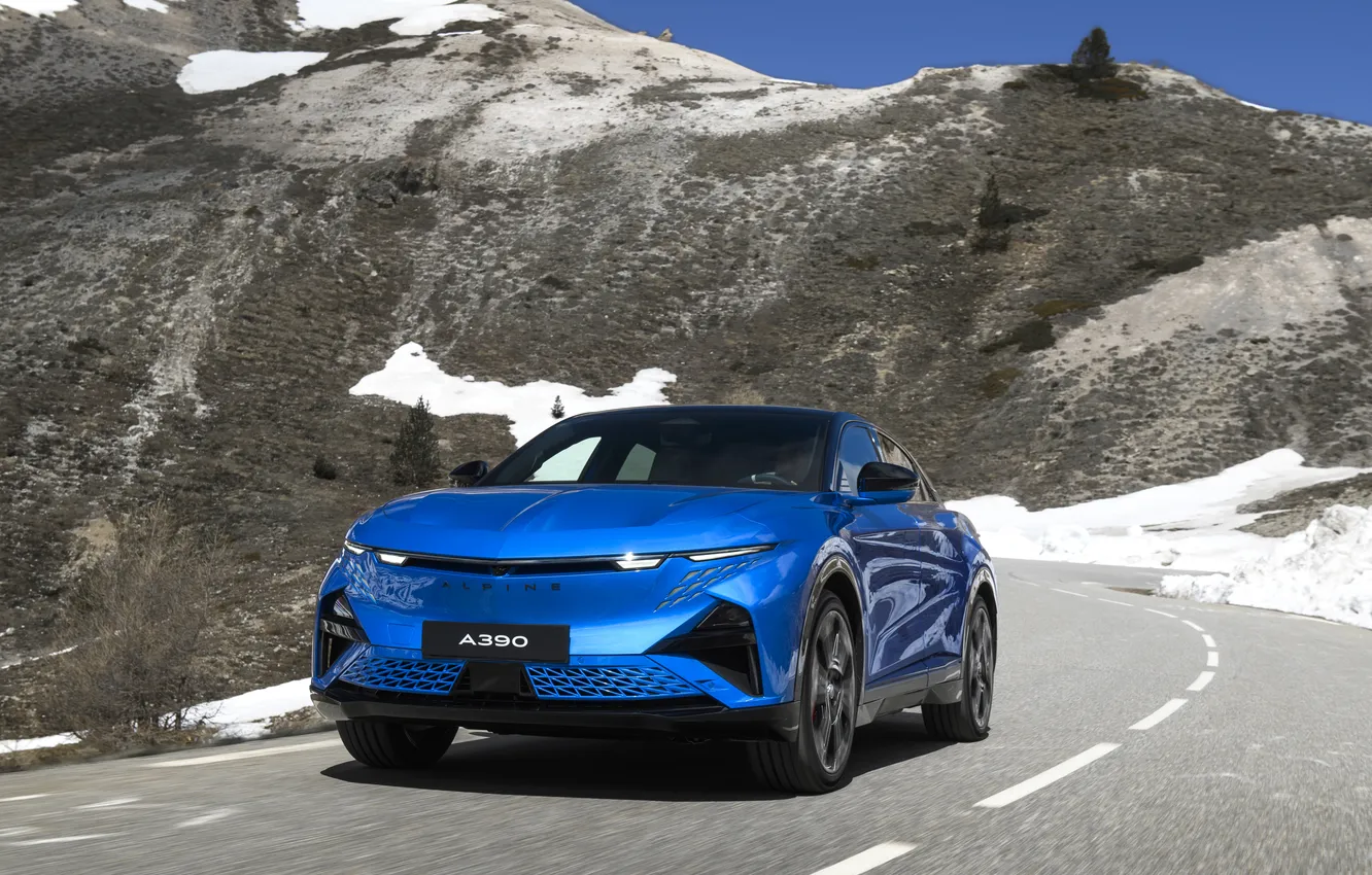 Photo wallpaper crossover, GTS, Alpine, 2025, A390, Alpine A390 GTS