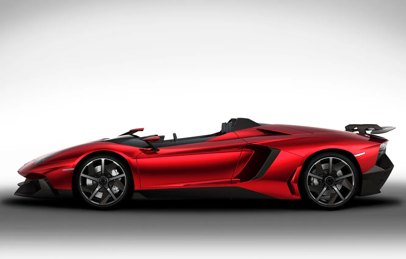 Photo wallpaper Lamborghini, profile, Lambo, Aventador
