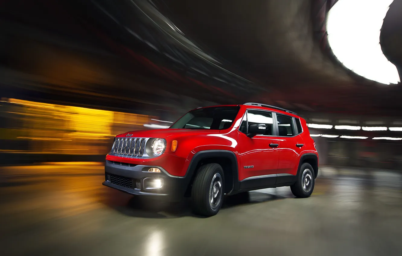 Photo wallpaper jeep, Sport, Jeep, 2015, Renegade, BR-spec, renegade