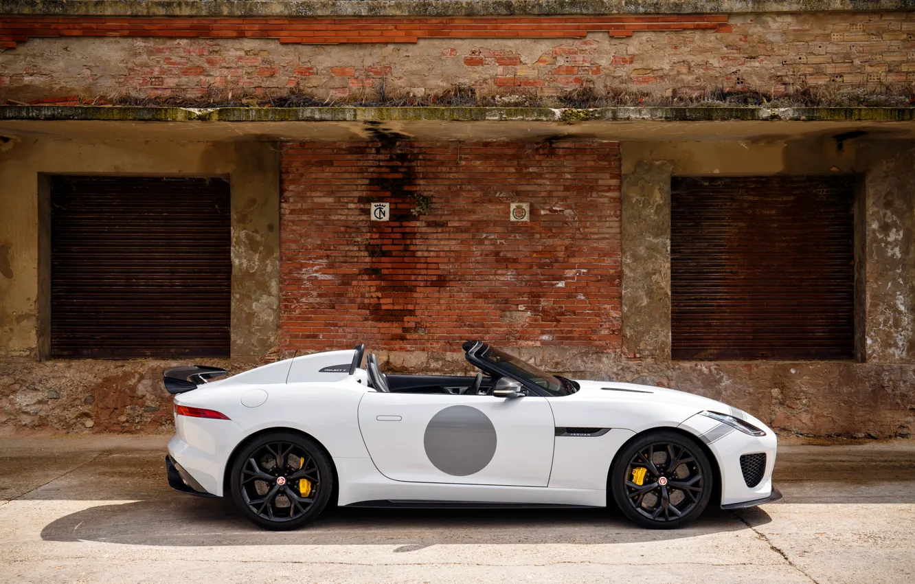 Photo wallpaper Jaguar, Jaguar, UK-spec, F-Type, 2014, Project 7