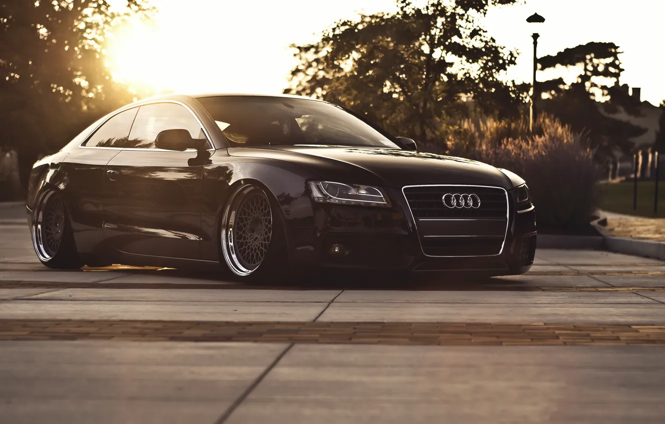 Photo wallpaper car, audi, stance, hq Wallpapers