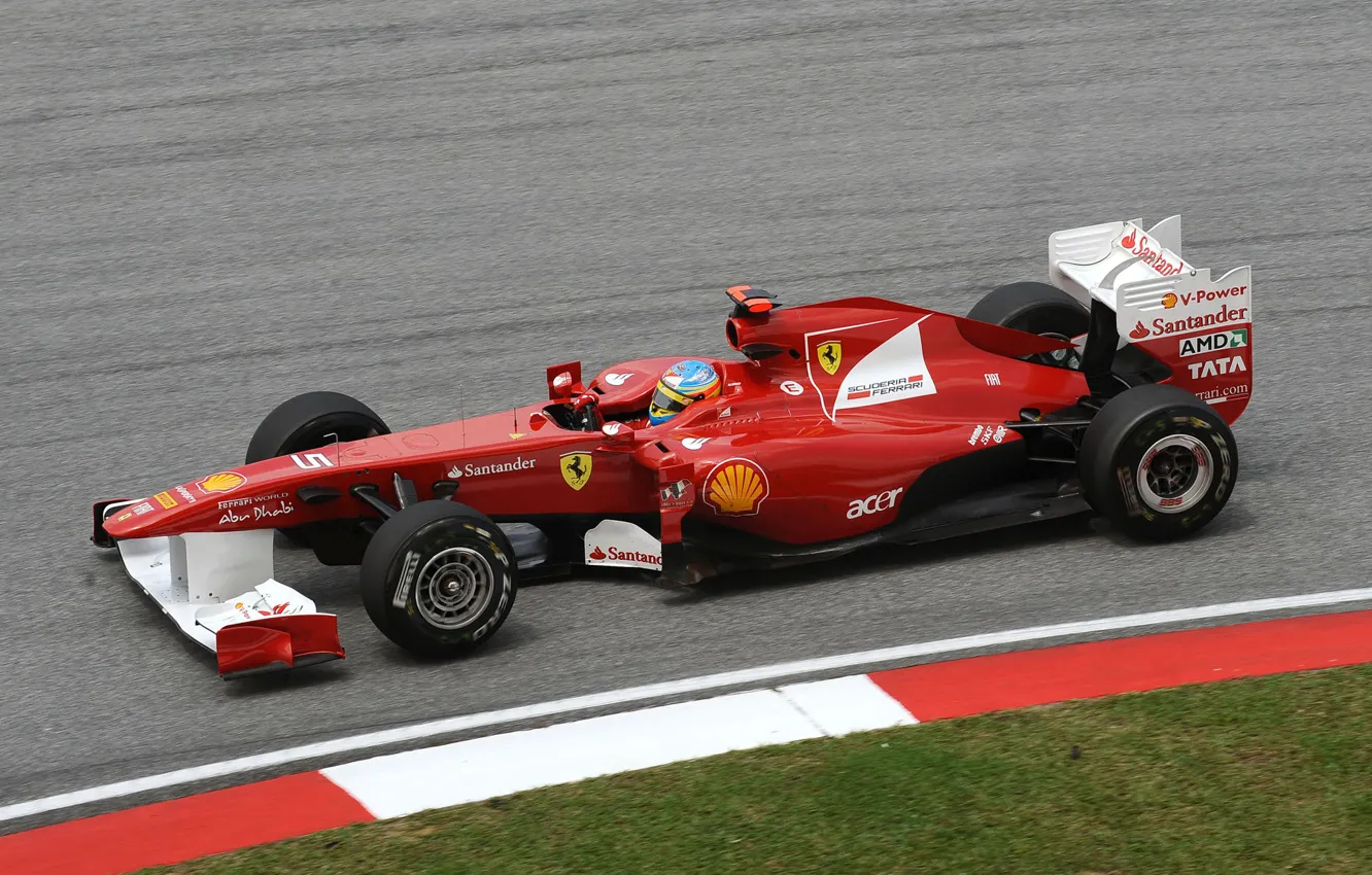 Photo wallpaper formula 1, Ferrari, Ferrari, formula 1, 2011, Fernando Alonso, Fernando Alonso