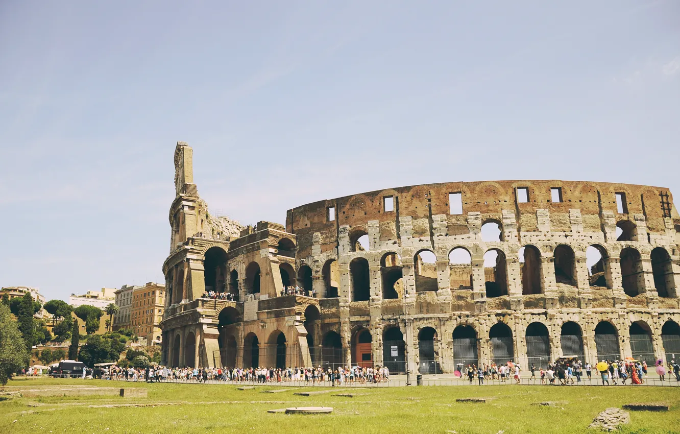 Photo wallpaper Rome, Italy, Colosseum