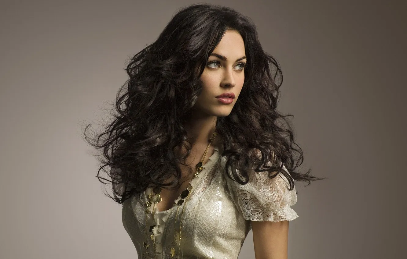 Photo wallpaper Megan Fox, fashion, long hair, dress, beauty, singer, brunette, clothing