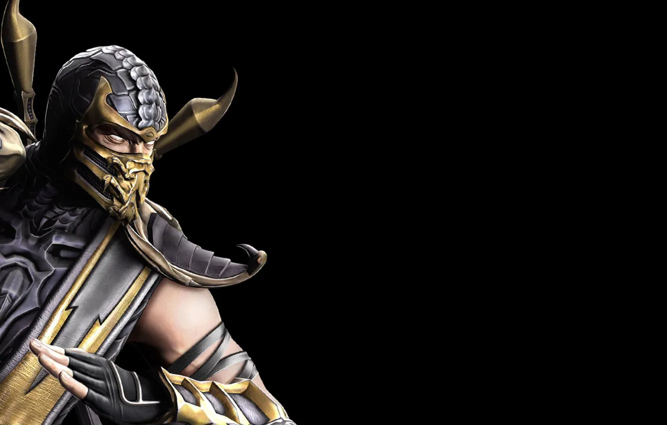 Photo wallpaper Scorpion, Kombat, Mortal