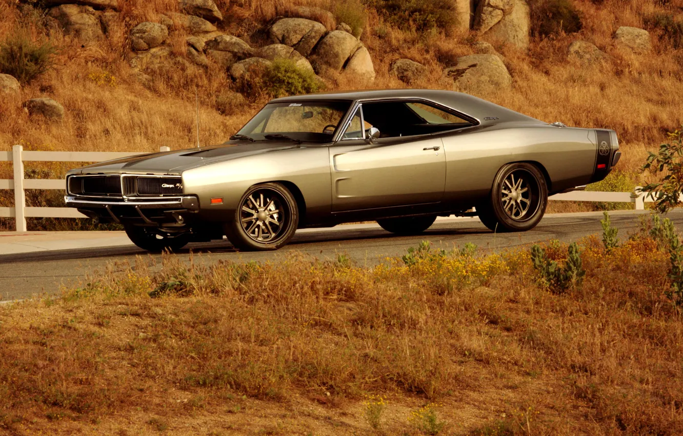 Photo wallpaper Coupe, Dodge Charger, Muscle classic