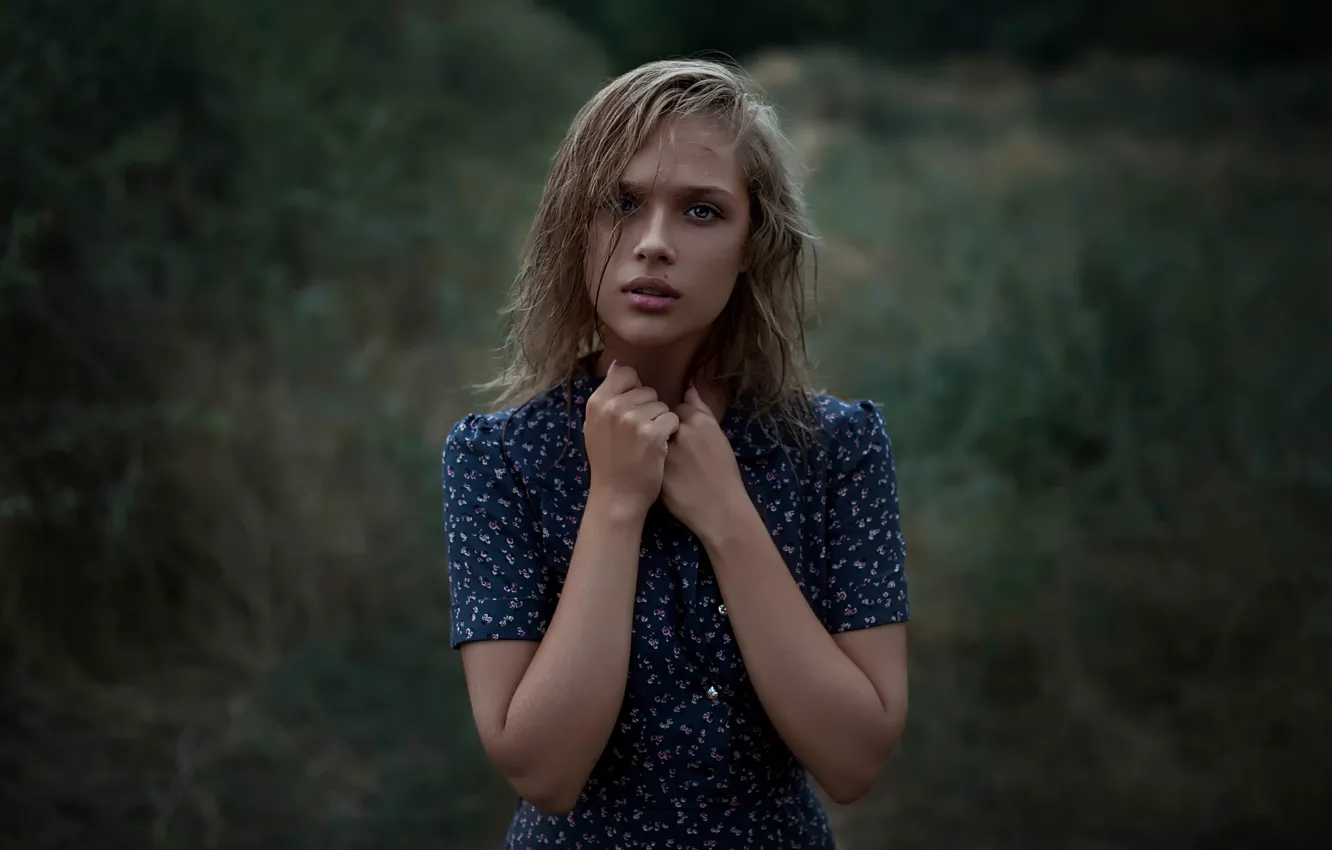 Photo wallpaper portrait, sponge, the beauty, Elena, natural light