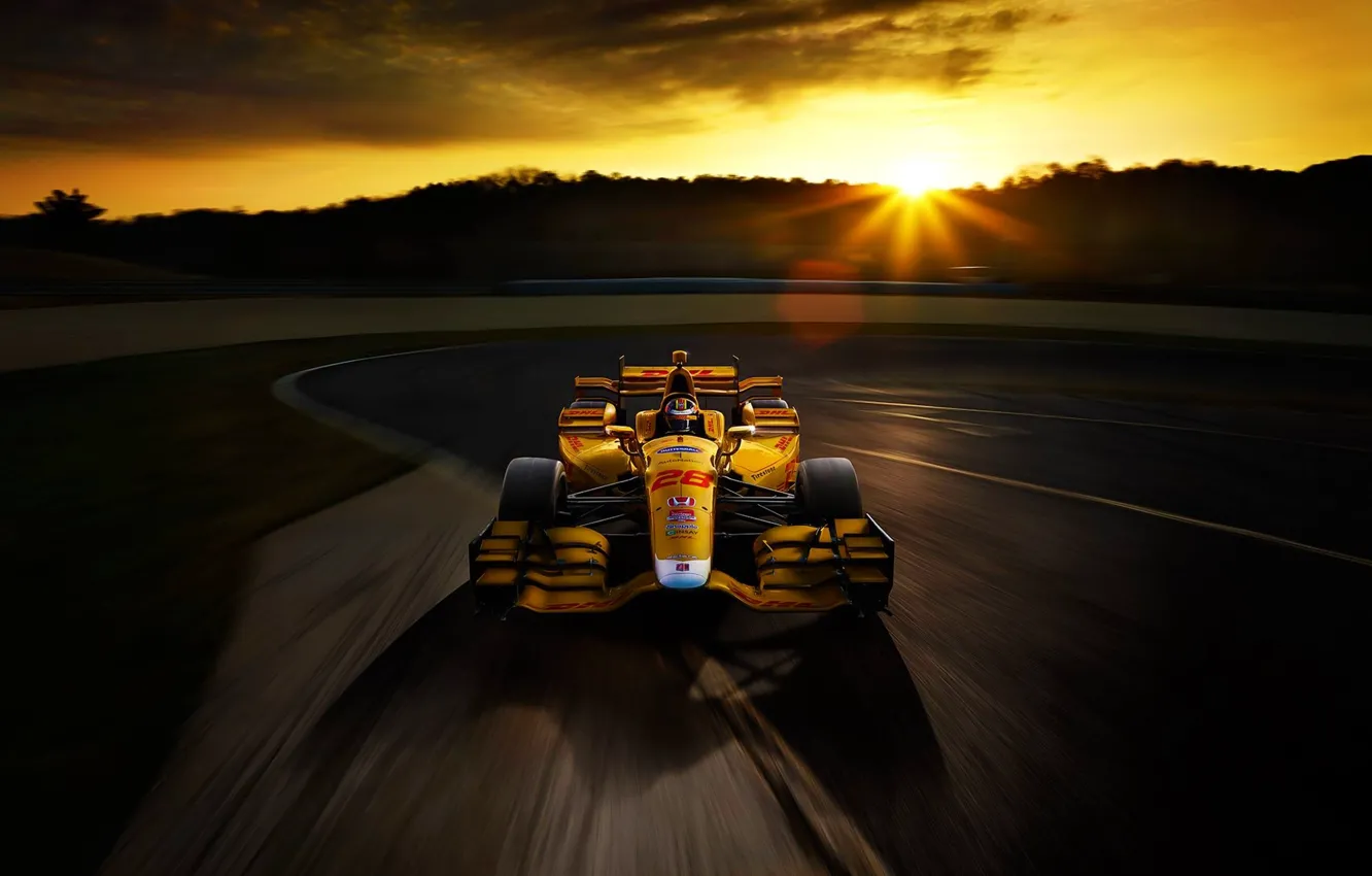 Photo wallpaper car, Honda, race, fast, 2016