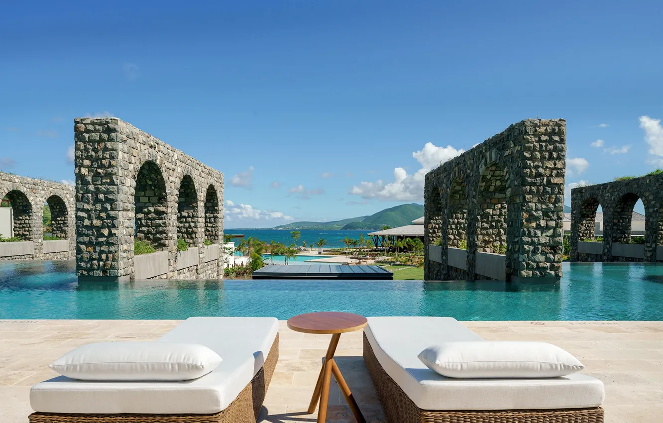 Photo wallpaper stay, the hotel, Caribbean, Saint Kitts and Nevis