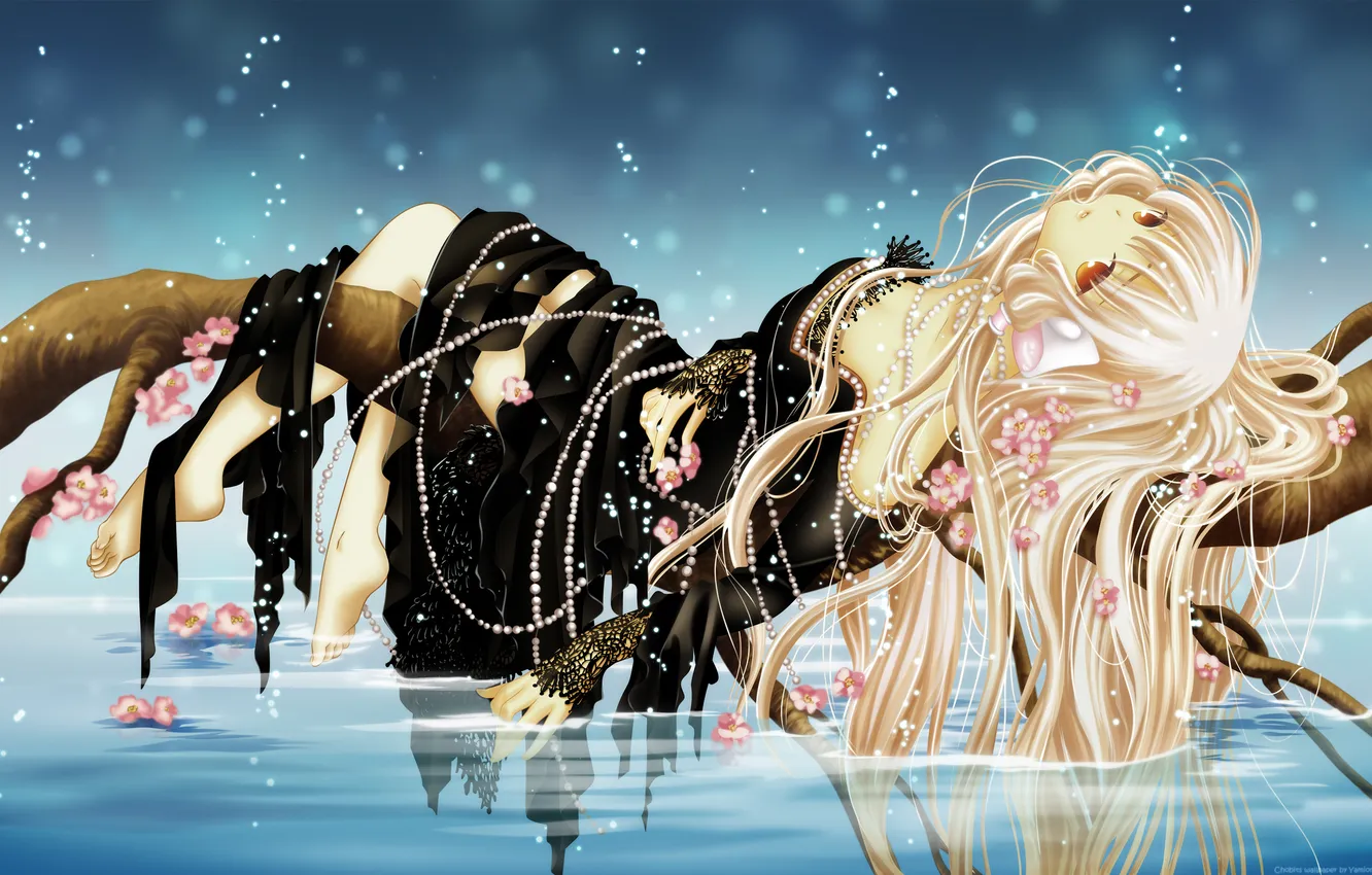 Photo wallpaper chii, chobits, CLAMP