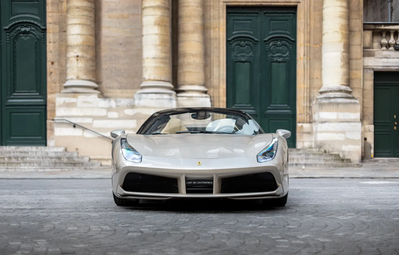 Photo wallpaper Ferrari, 488, Ferrari 488 Spider