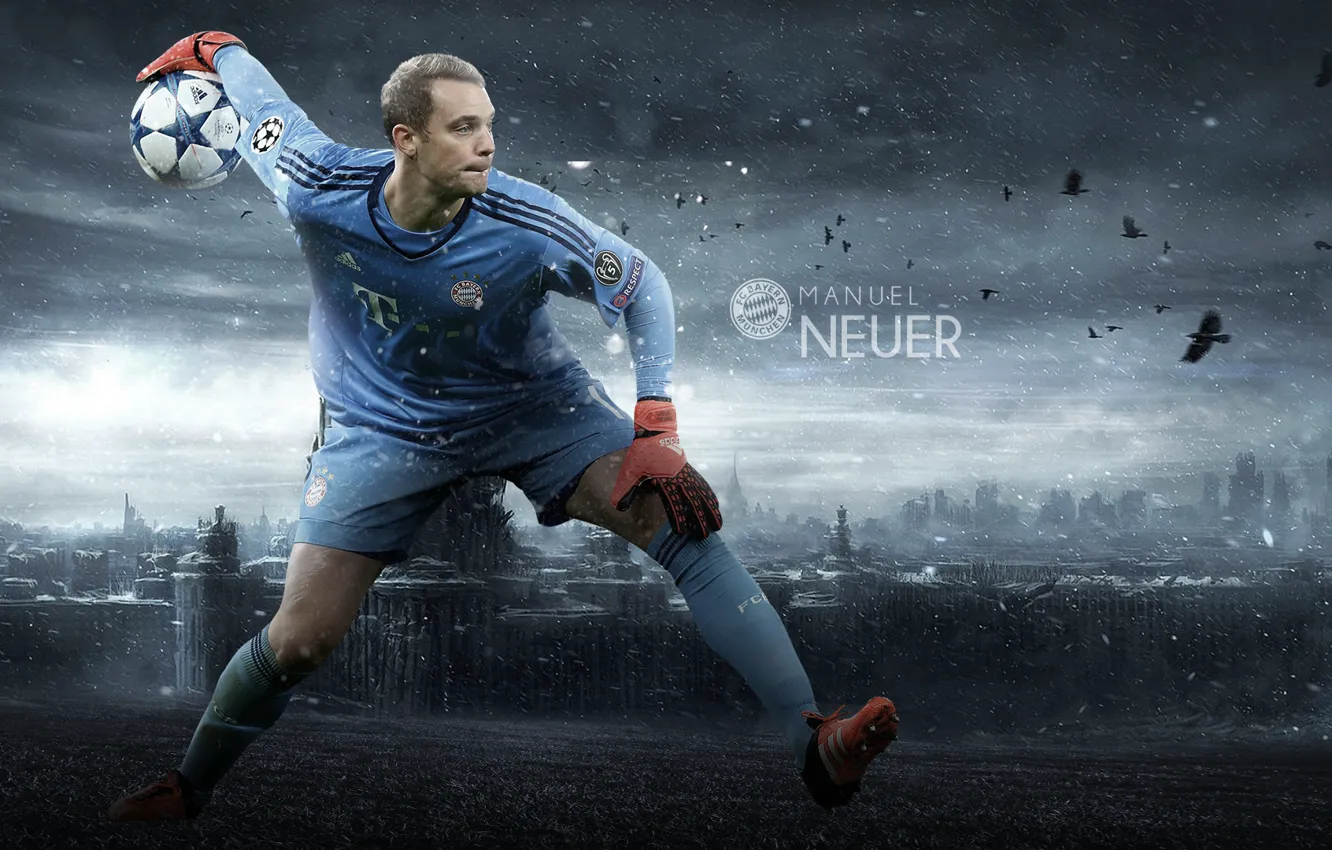 Photo wallpaper wallpaper, football, player, Sport, FC Bayern Munchen, Manuel Neuer, goalkeeper