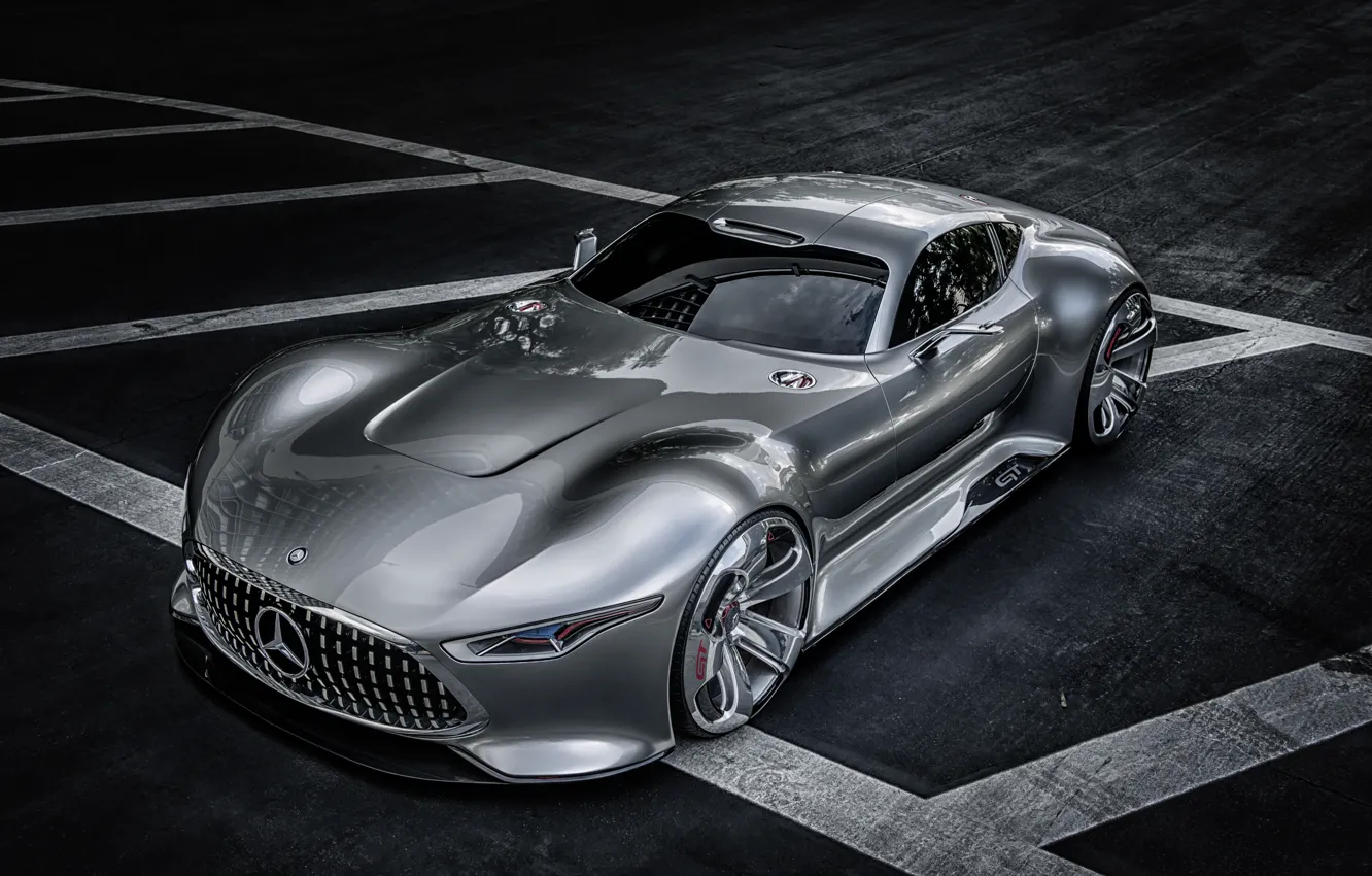 Photo wallpaper Mercedes-Benz, supercar, Gran Turismo, Concept 2013, AMG Vision