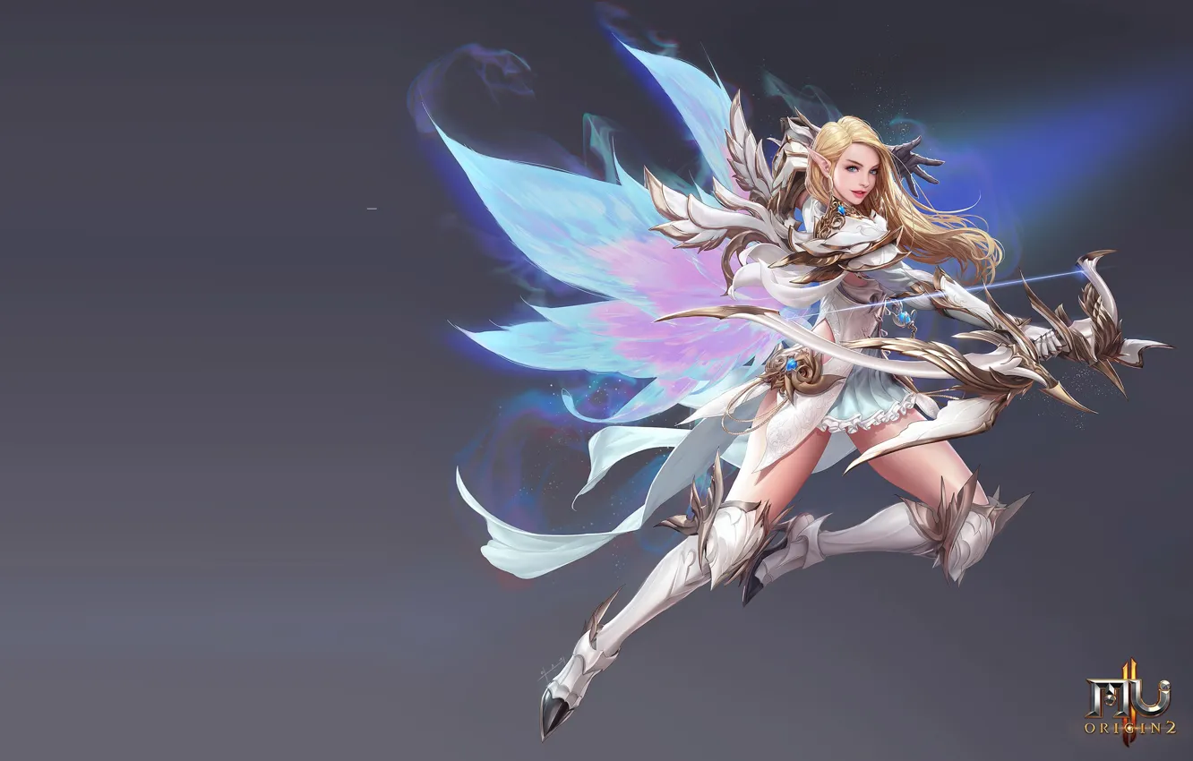 Photo wallpaper the game, Archer, fantasy, art, MMORPG, costume design, seunghee lee, MU origin2 -Fairy-