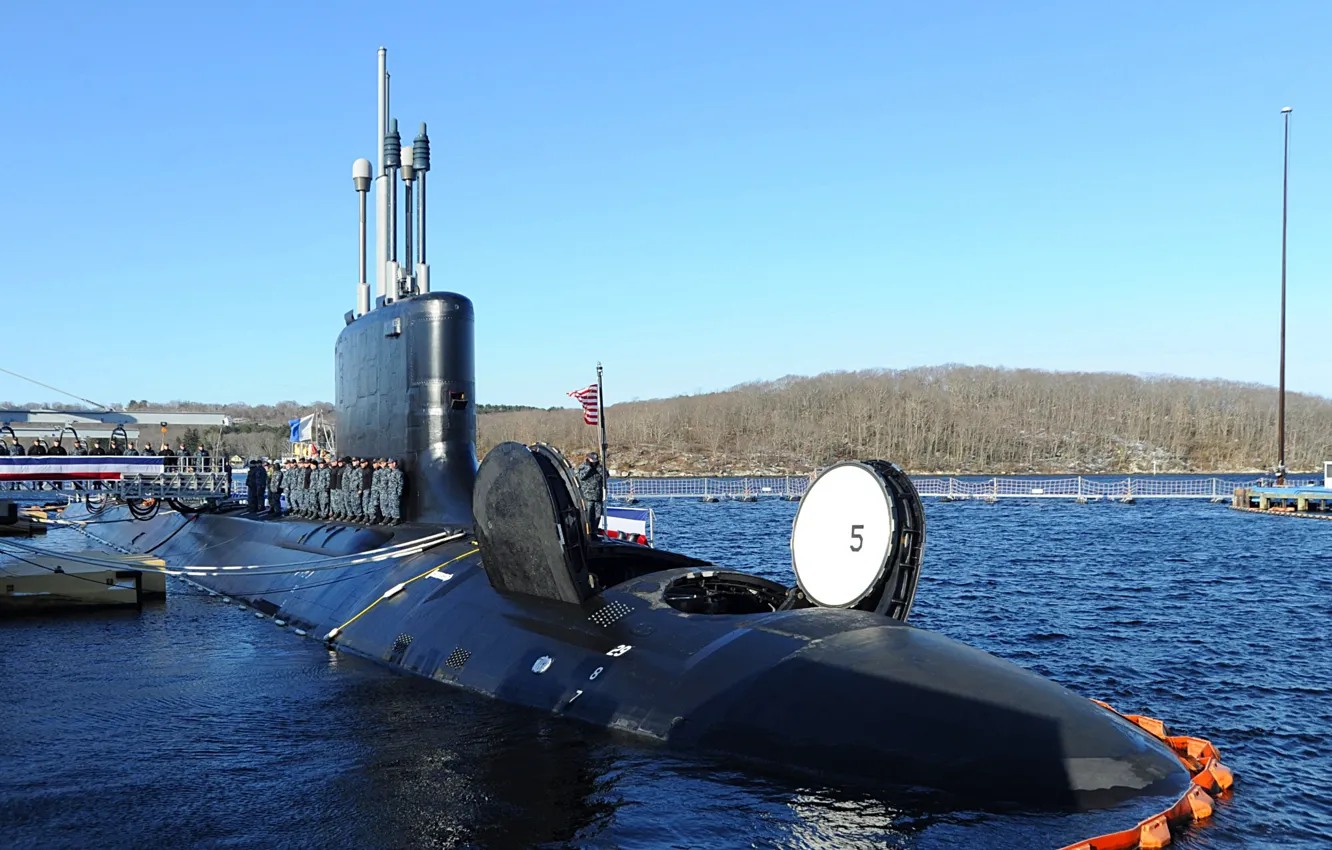 Photo wallpaper submarine, Navy, uss colorado