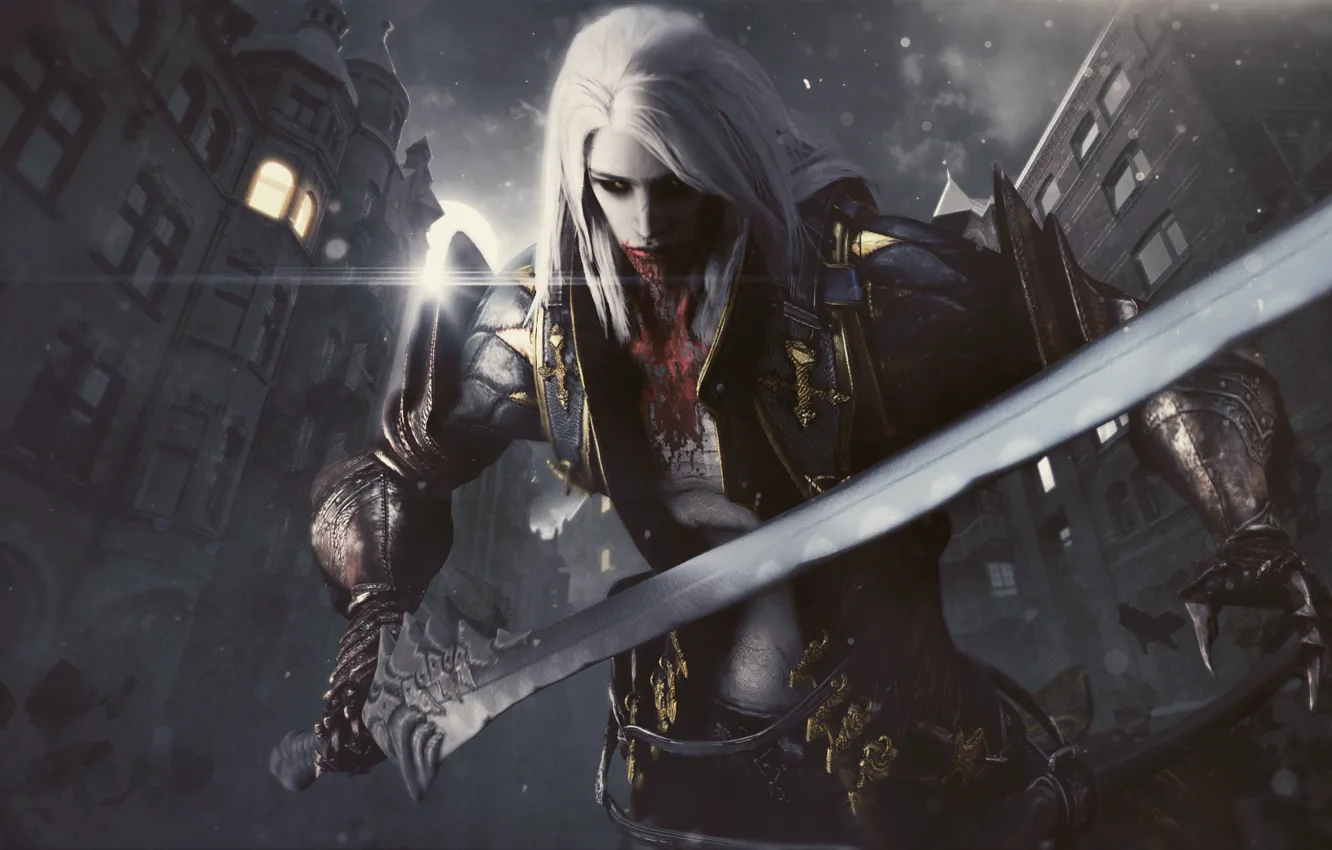 Photo wallpaper Alucard, Vampire Hunter, Castlevania: Lords of Shadow 2, Trevor Belmont