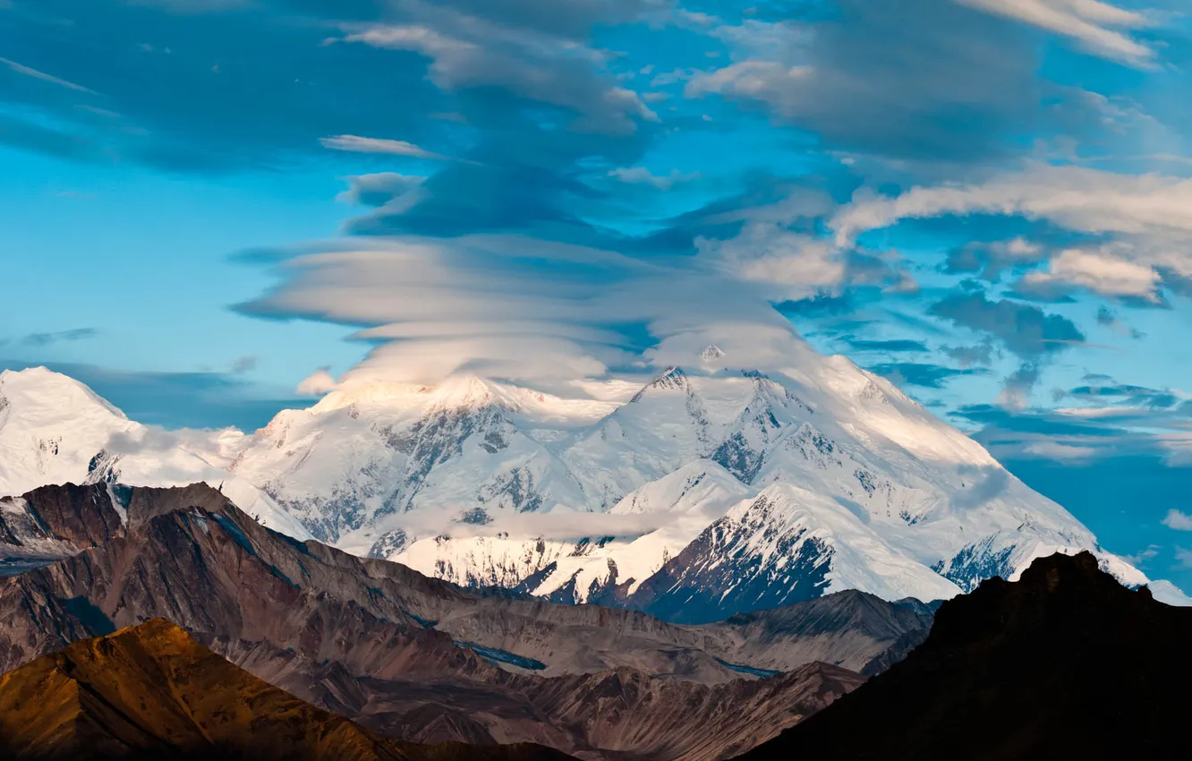 Photo wallpaper mountains, Alaska, McKinley
