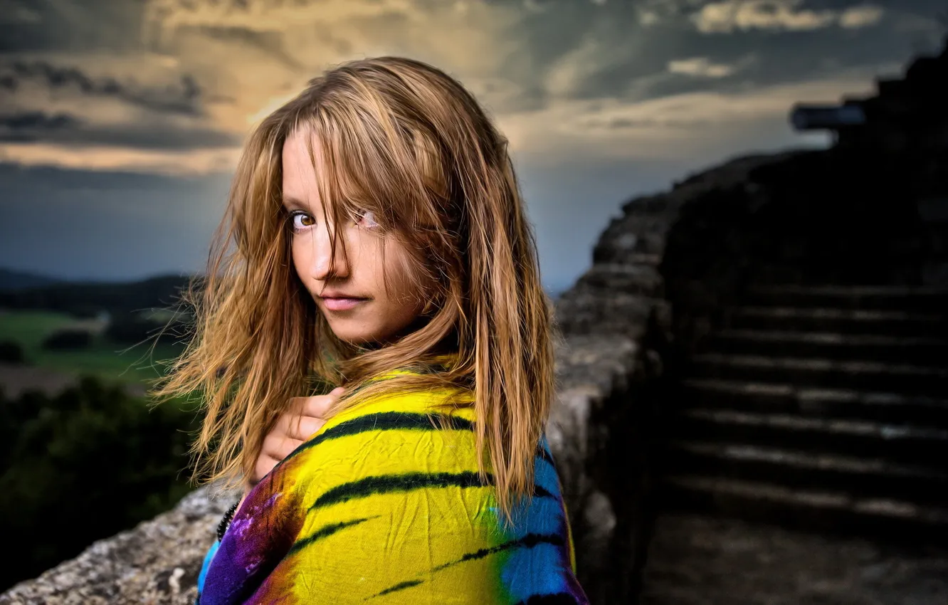 Photo wallpaper portrait, girl, Nicky