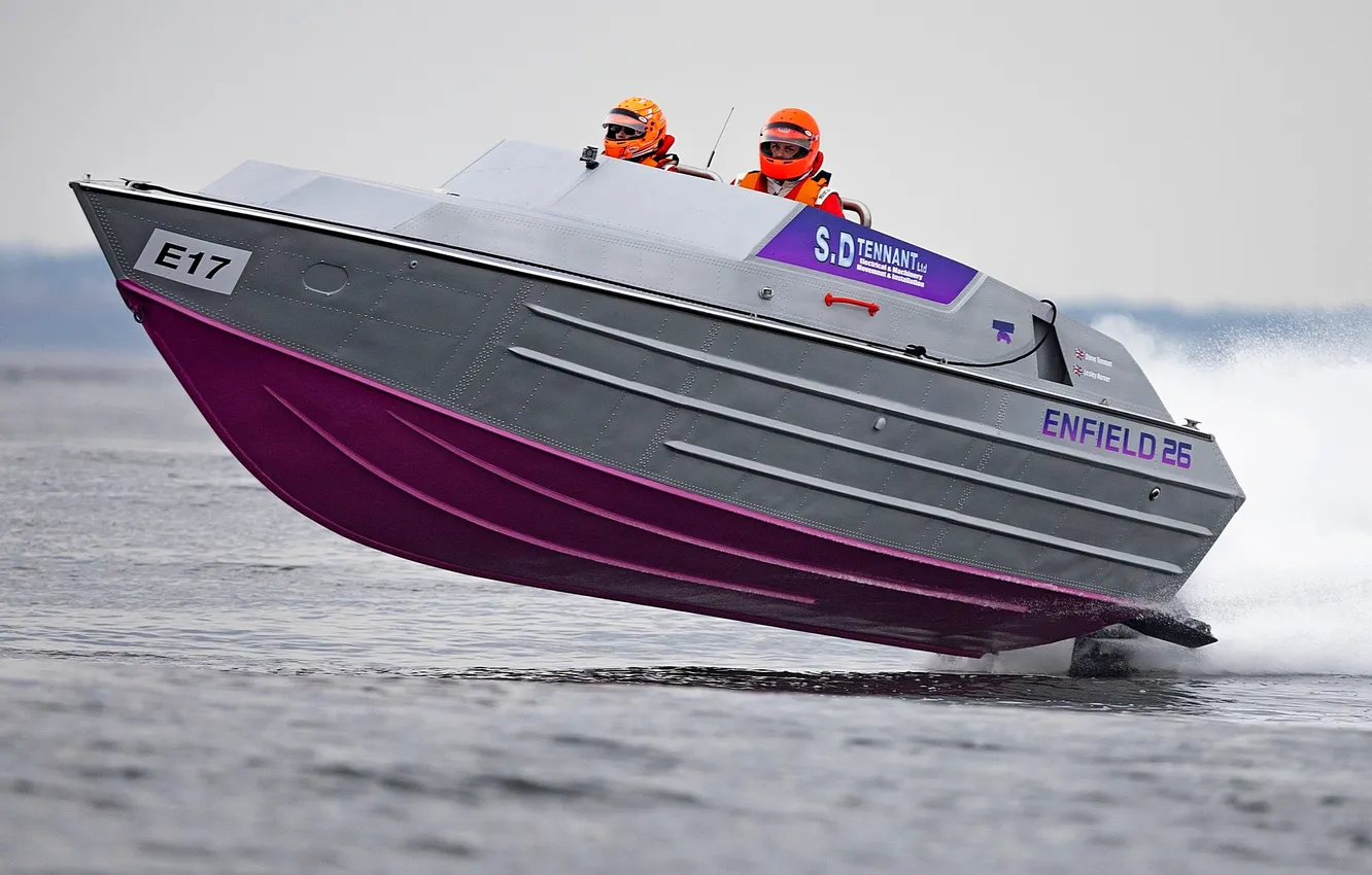Photo wallpaper race, boat, speed