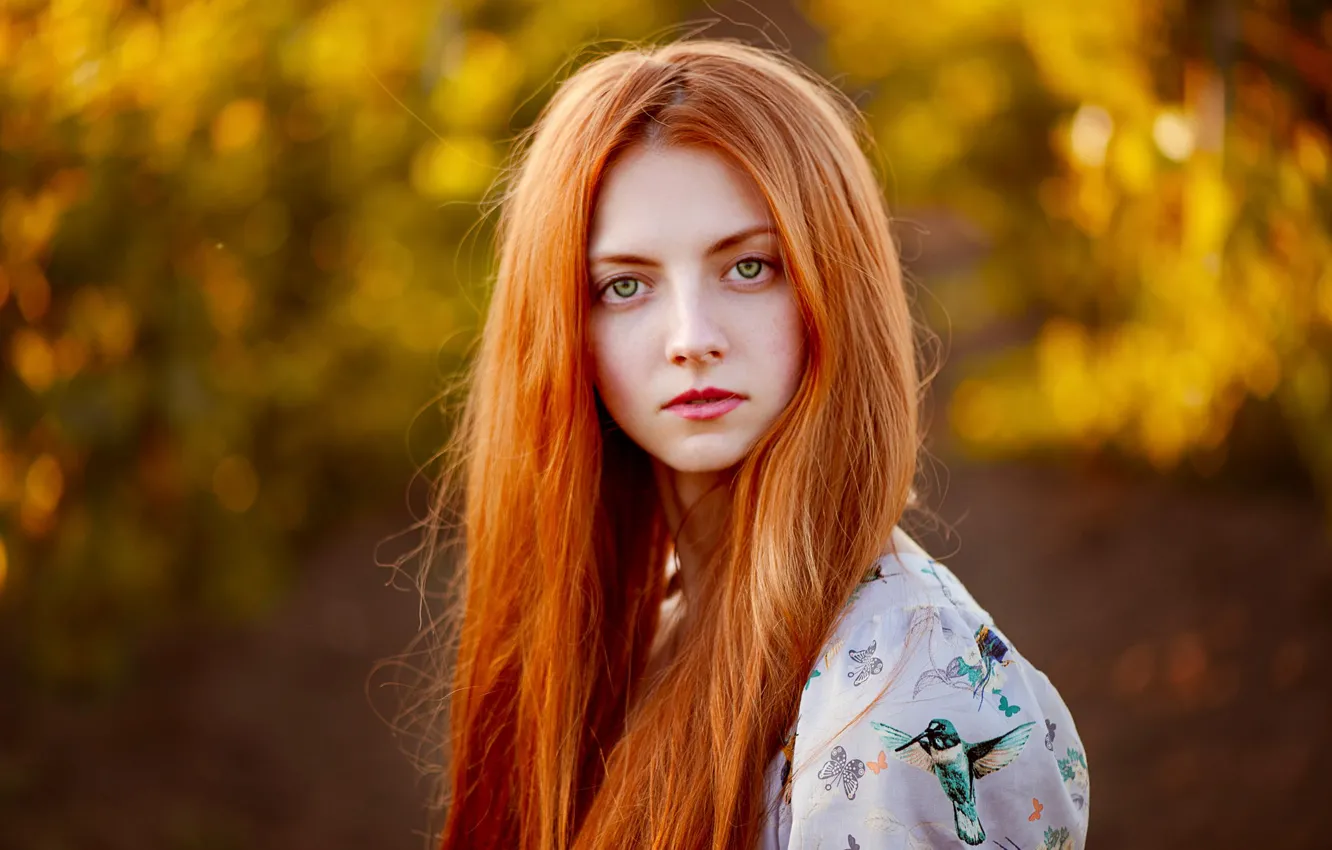 Wallpaper portrait, redhead, Masha, natural light images for desktop ...