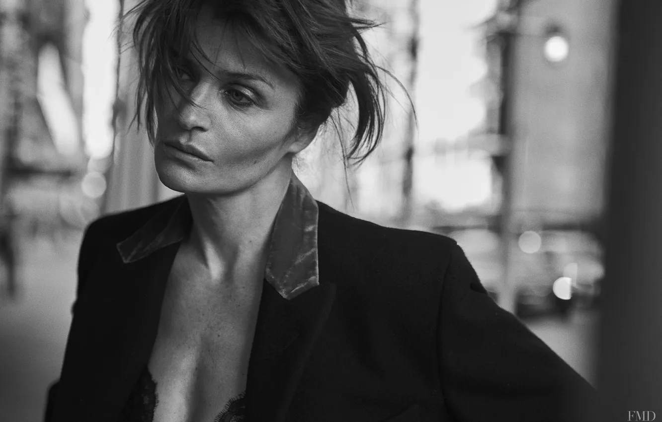 Photo wallpaper portrait, Black White, Peter Lindbergh