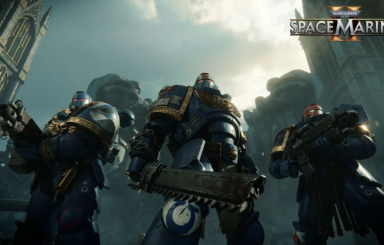 Photo wallpaper Saber Interactive, Focus Entertainment, Warhammer 40000: Space Marine 2